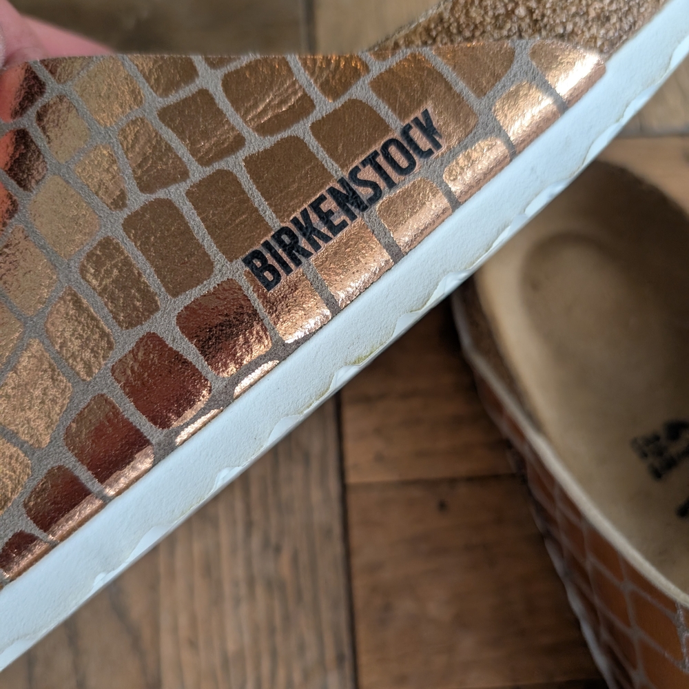 Birkenstock Rose gold alligator - Picture 4 of 5